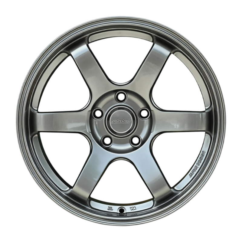 R17 Volk Racing TE37SL Стиль 8.0J ET38 5*112 Темный хром