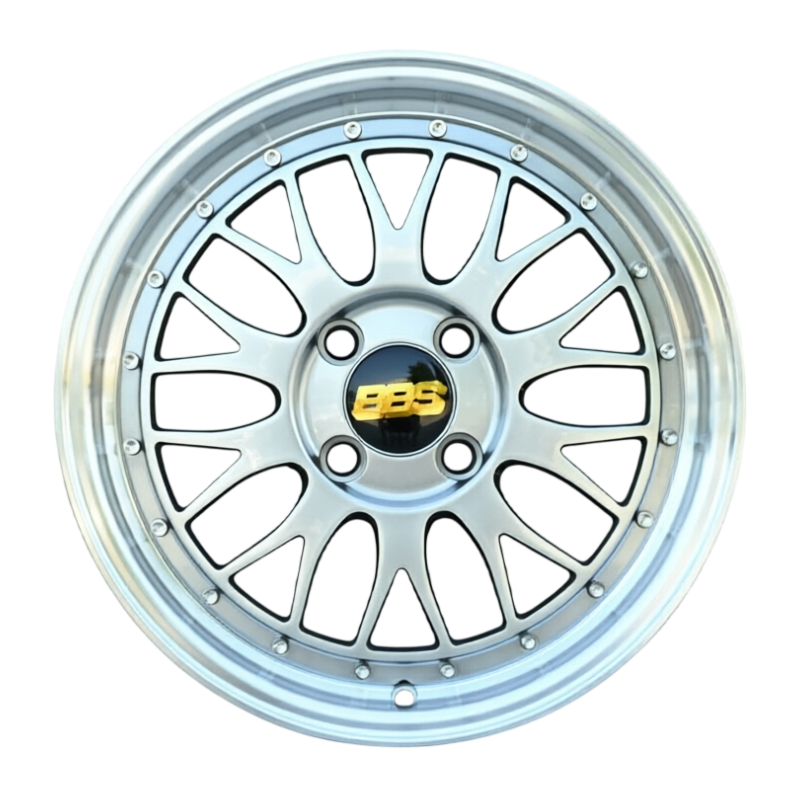 R15 BBS LM Стиль 6.5J ET38 4*100 Темный хром