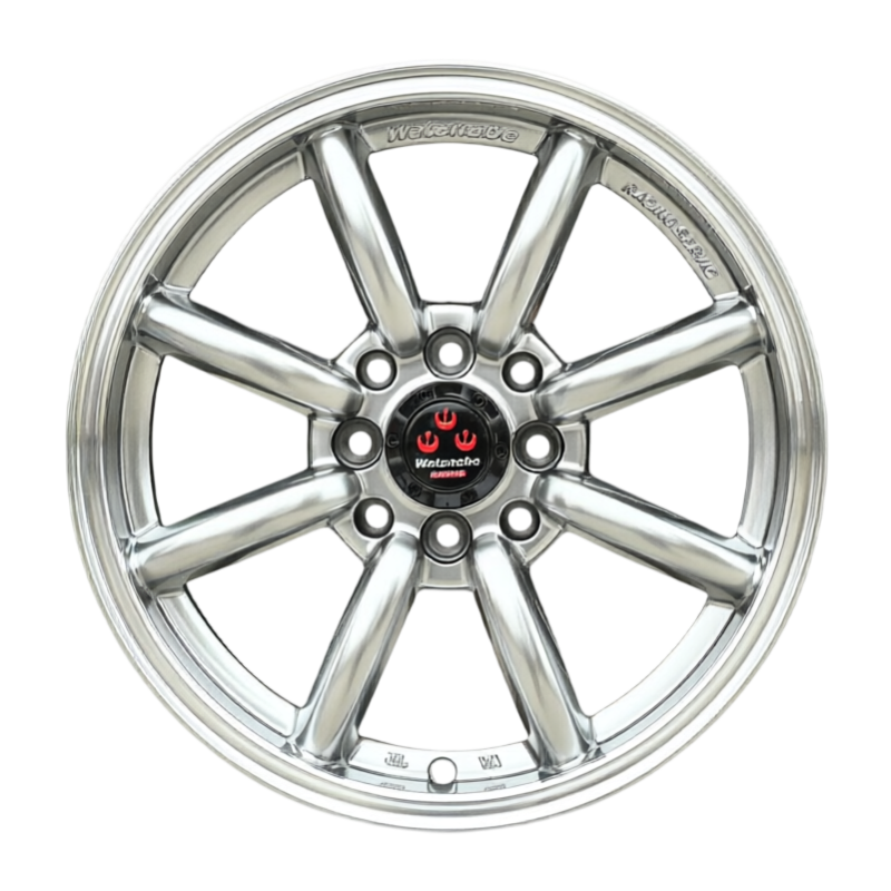 R15 Watanabe Стиль 6.5J ET38 4*100/114.3 Темный хром