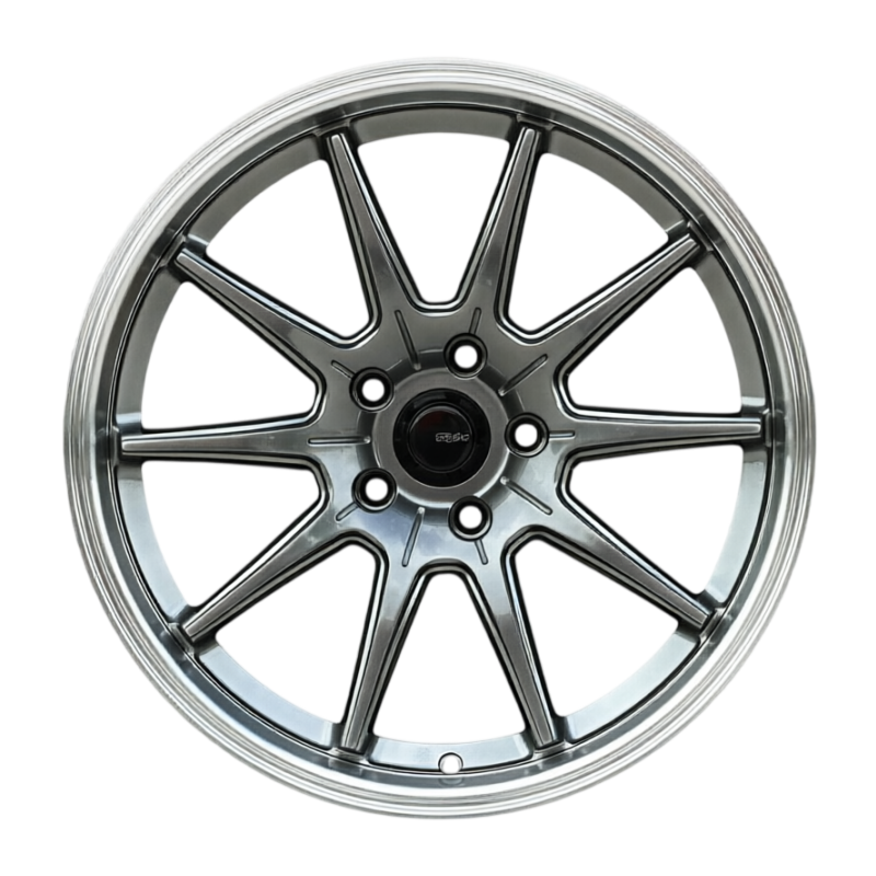 R18 Taigiro Arashi 8.5J ET35 5*114.3 Темный хром